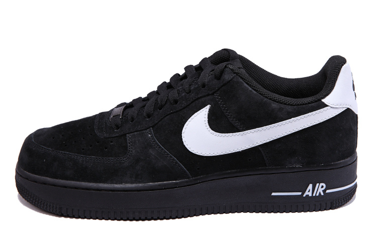 Homme Air Force 1 Low Noir Et Argente Air Force One Low Noir Air Force One